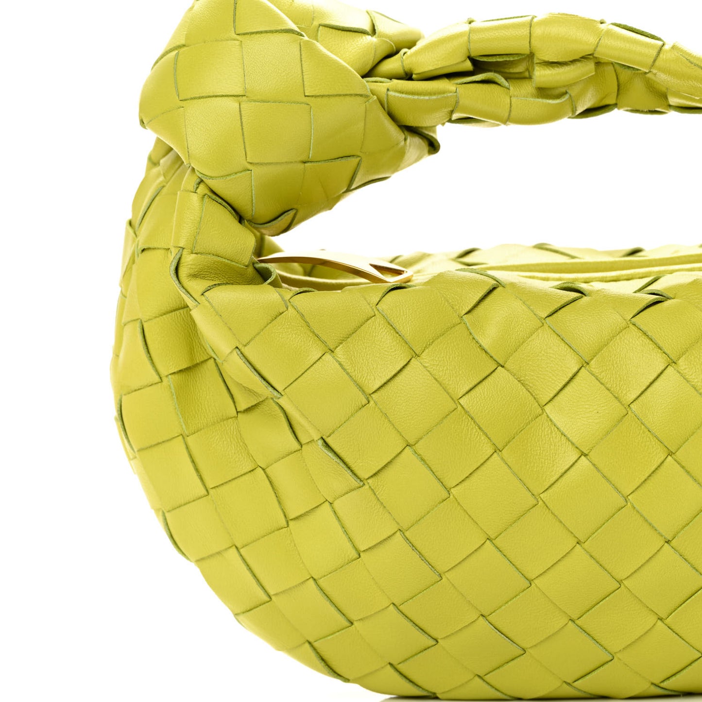 Nappa Intrecciato Mini Jodie Kiwi