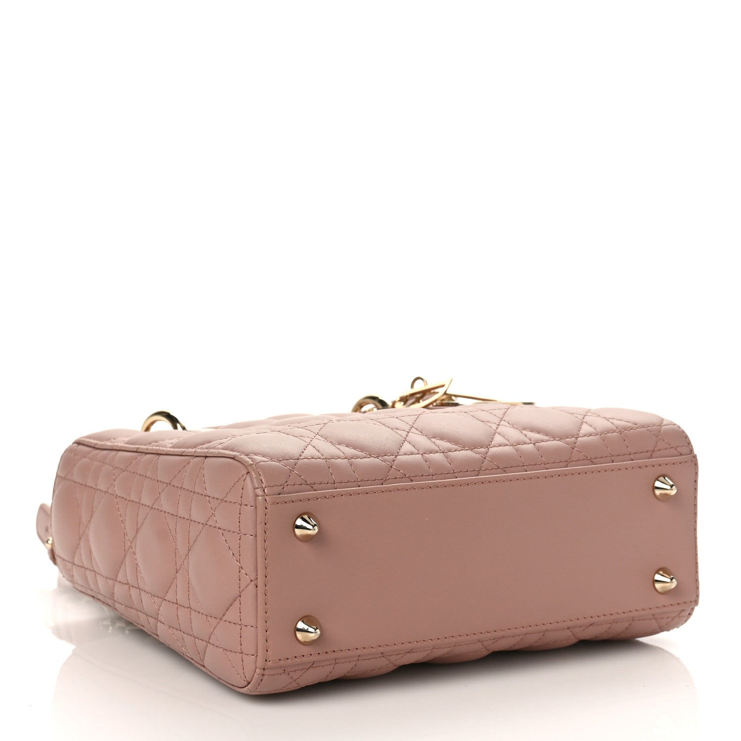 Christian Dior Lambskin Cannage Small My ABCDior Lady Dior Fard 4 of 8