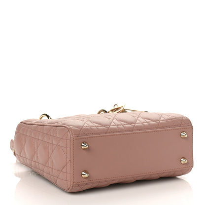 Christian Dior Lambskin Cannage Small My ABCDior Lady Dior Fard 4 of 8