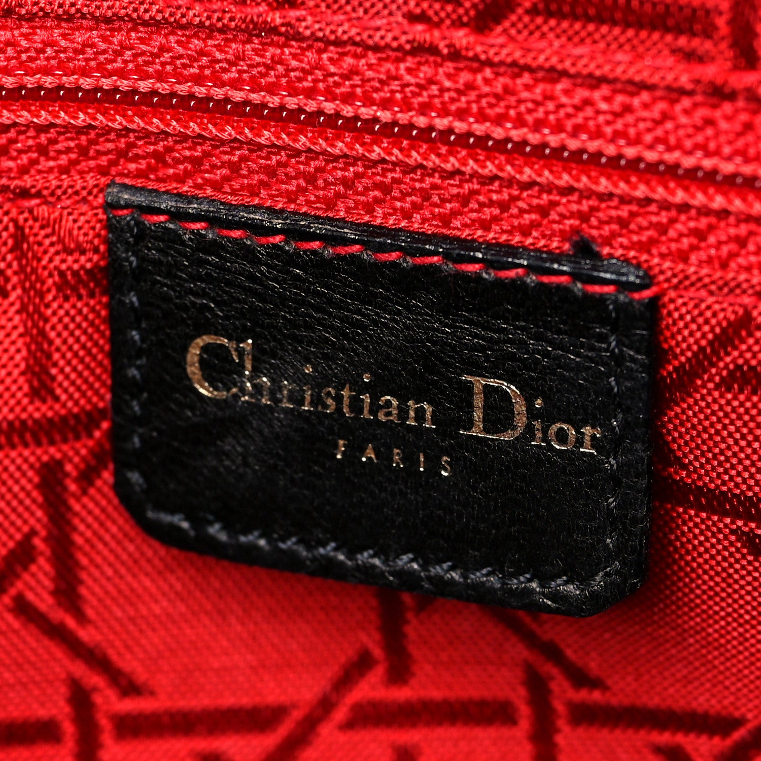 Christian Dior Patent Cannage Large Lady Dior Black 5 of 9
