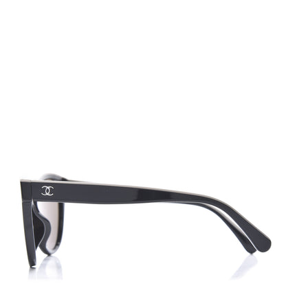 Chanel Acetate CC Butterfly Sunglasses 5414 Black Beige 2 of 8