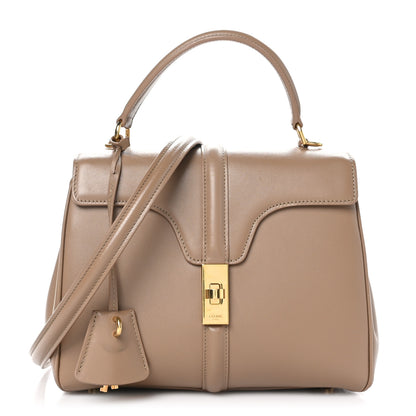 Celine Satinated Calfskin Small 16 Top Handle Bag Beige 1 of 10