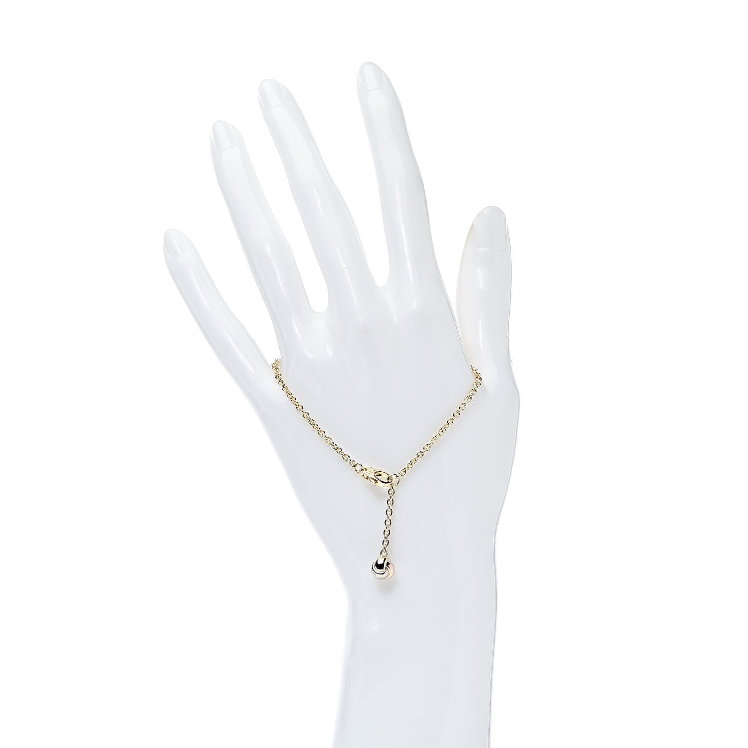 Cartier 18K Yellow White Pink Gold Trinity Ball Bracelet 2 of 4