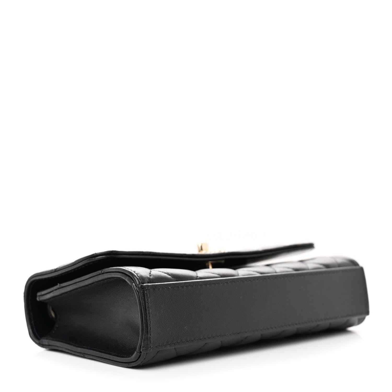 Chanel Lambskin Quilted Trendy CC Flap Phone Holder With Chain Black 4 of 11