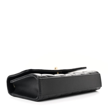 Chanel Lambskin Quilted Trendy CC Flap Phone Holder With Chain Black 4 of 11