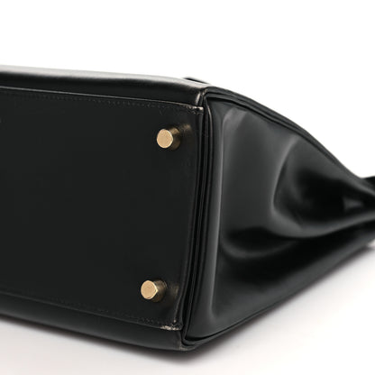 Hermes Box Kelly Retourne 32 Black Black 10 of 12