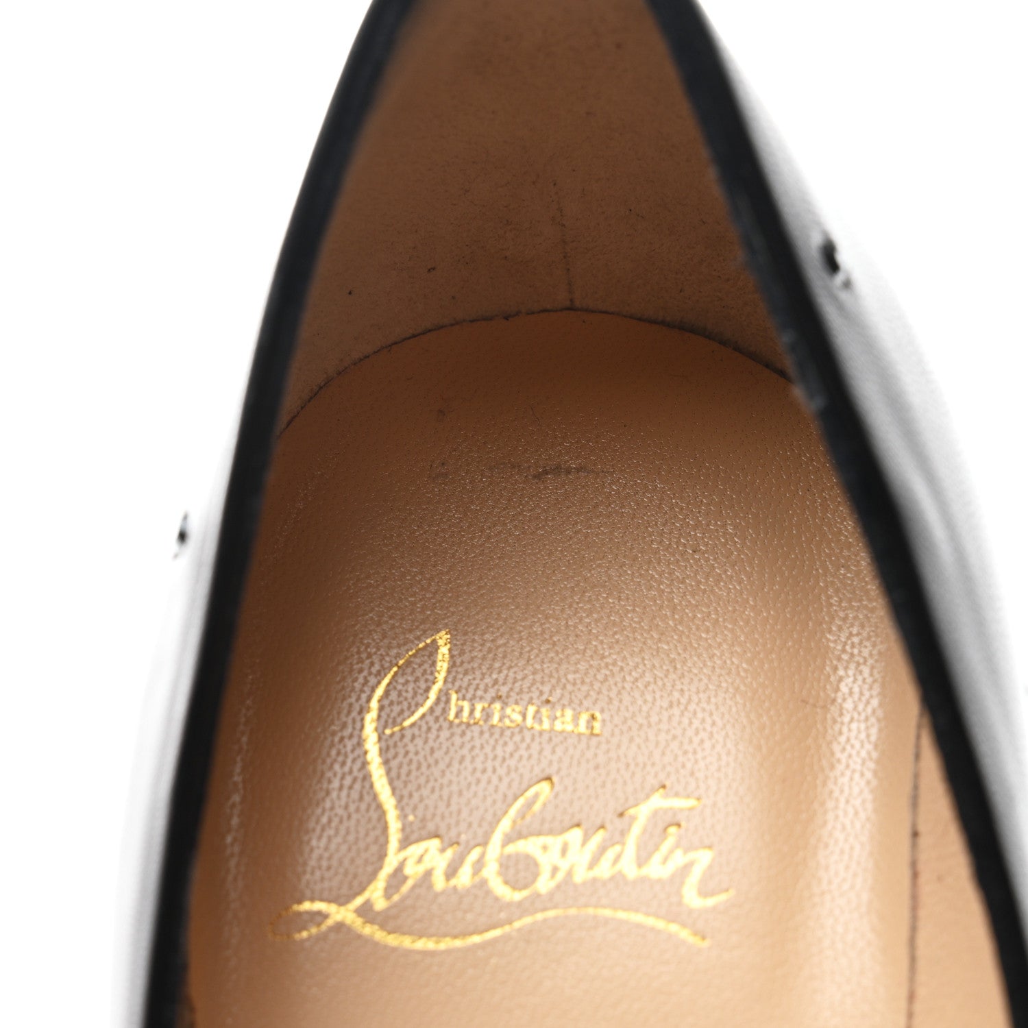 Christian Louboutin Kid Degrastrasss 100 Pumps 37 Hematite Black 8 of 10