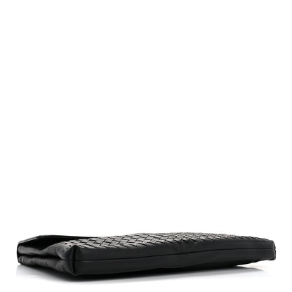 Bottega Veneta Nappa Intrecciato Flap Pouch Black 4 of 14