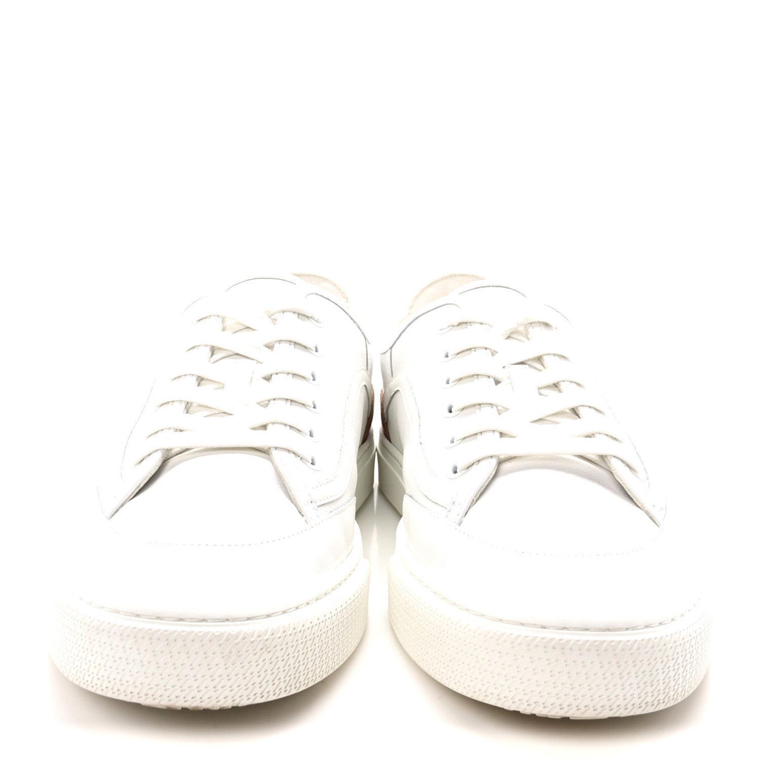 Hermes Calfskin Mens Get Sneakers 42 White 5 of 9