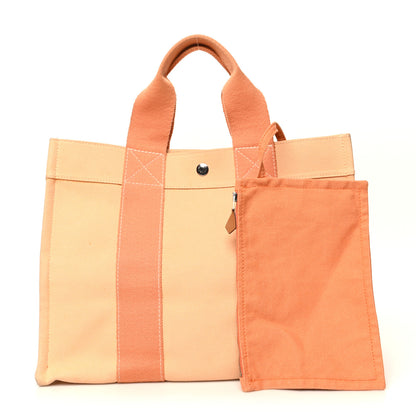 Hermes Canvas Bora Bora Tote PM Orange 1 of 9