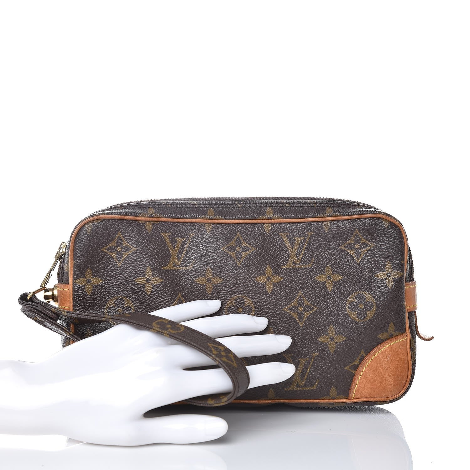 Louis Vuitton Monogram Pochette Marly Dragonne 22 2 of 8