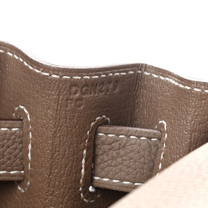 Hermes Togo Kelly Retourne 28 Etoupe 7 of 9