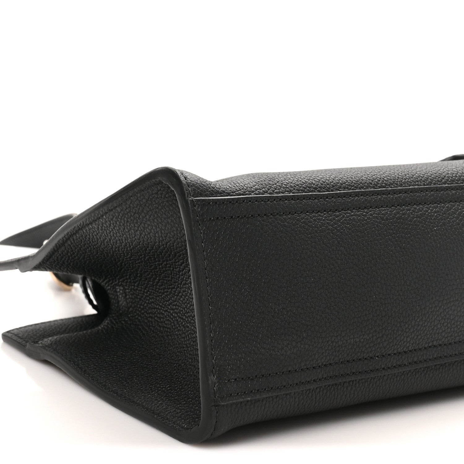 Gucci Grained Calfskin Medium Jackie Top Handle Bag Black 9 of 10