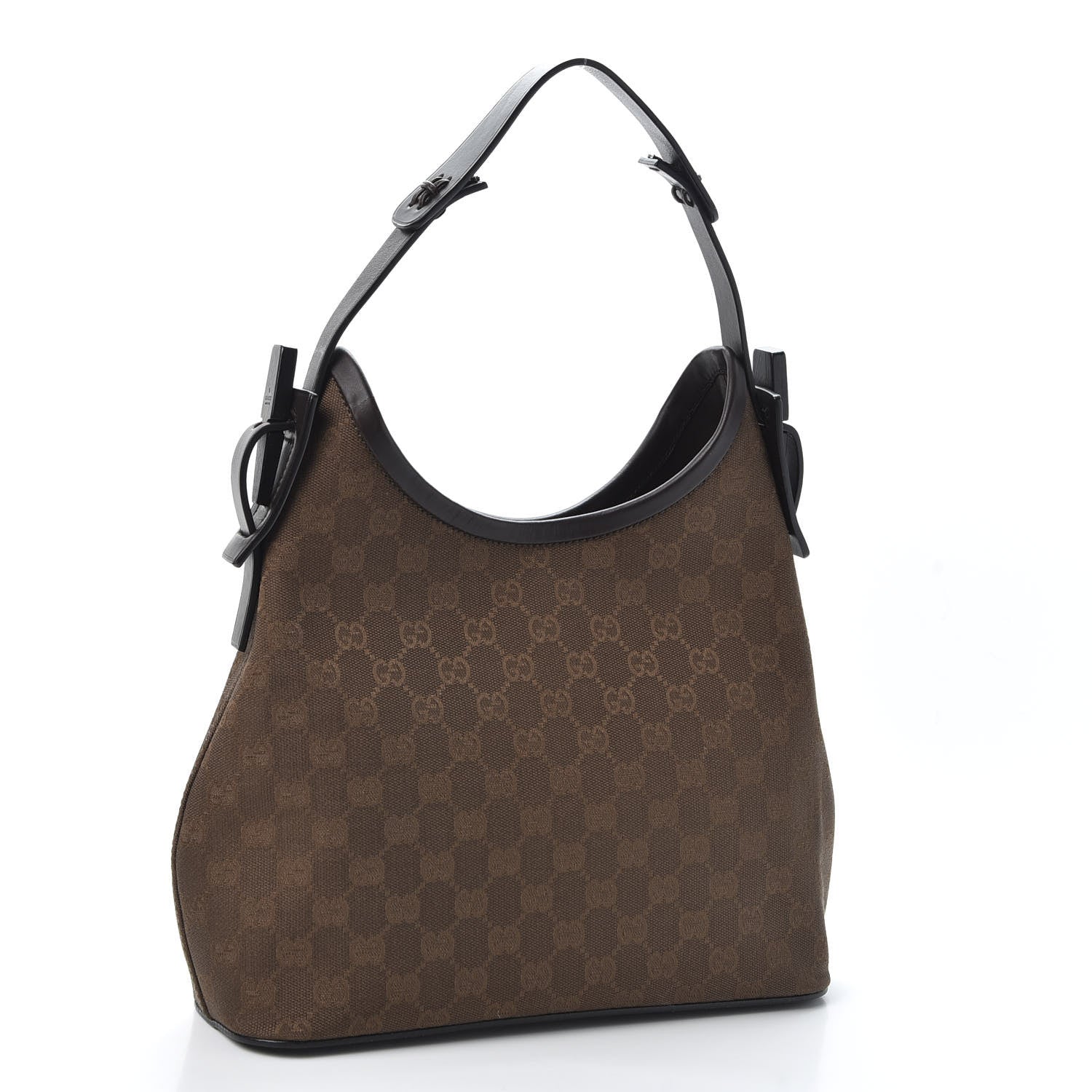 Gucci Monogram Small Hobo Brown 2 of 9