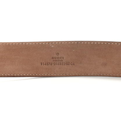 Gucci Imprime Monogram Interlocking G Belt 85 34 Pink 3 of 10