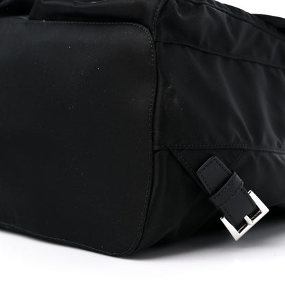 Prada Tessuto Nylon Saffiano Medium Backpack Black 8 of 9
