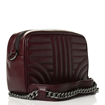 Prada Soft Calfskin Diagramme Crossbody Bag Granato 2 of 7