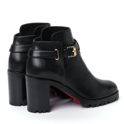 Christian Louboutin Calfskin Communa 70 Ankle Boots 36.5 Black 3 of 10
