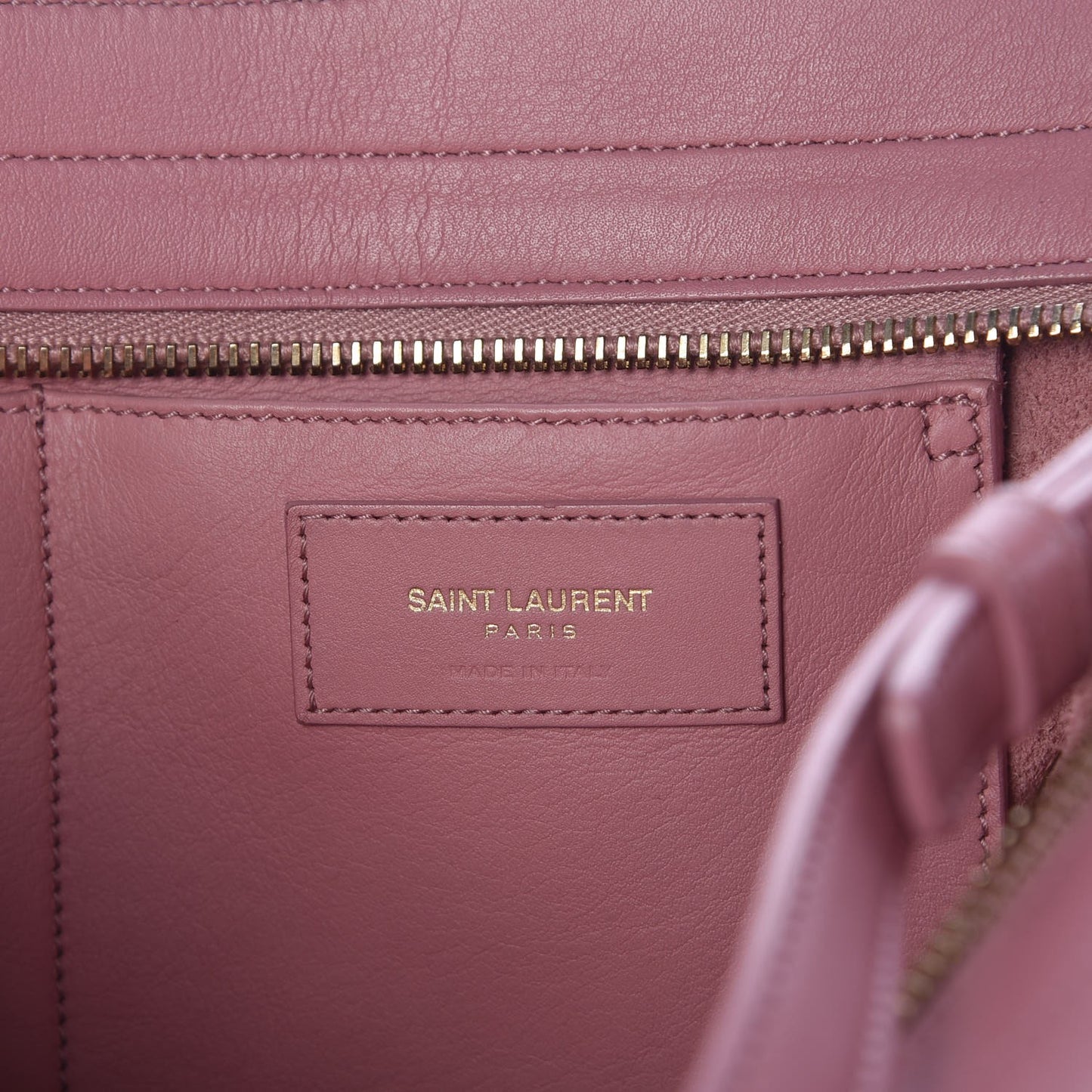 Calfskin Small Classic Y Cabas Vieux Rose