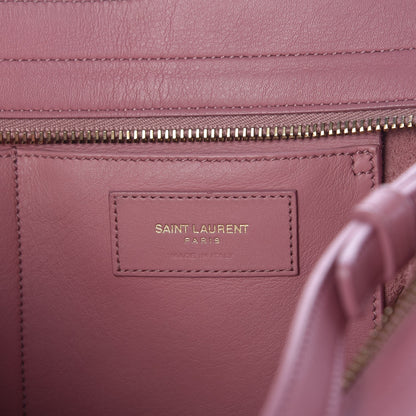 Saint Laurent Calfskin Small Classic Y Cabas Vieux Rose 6 of 14