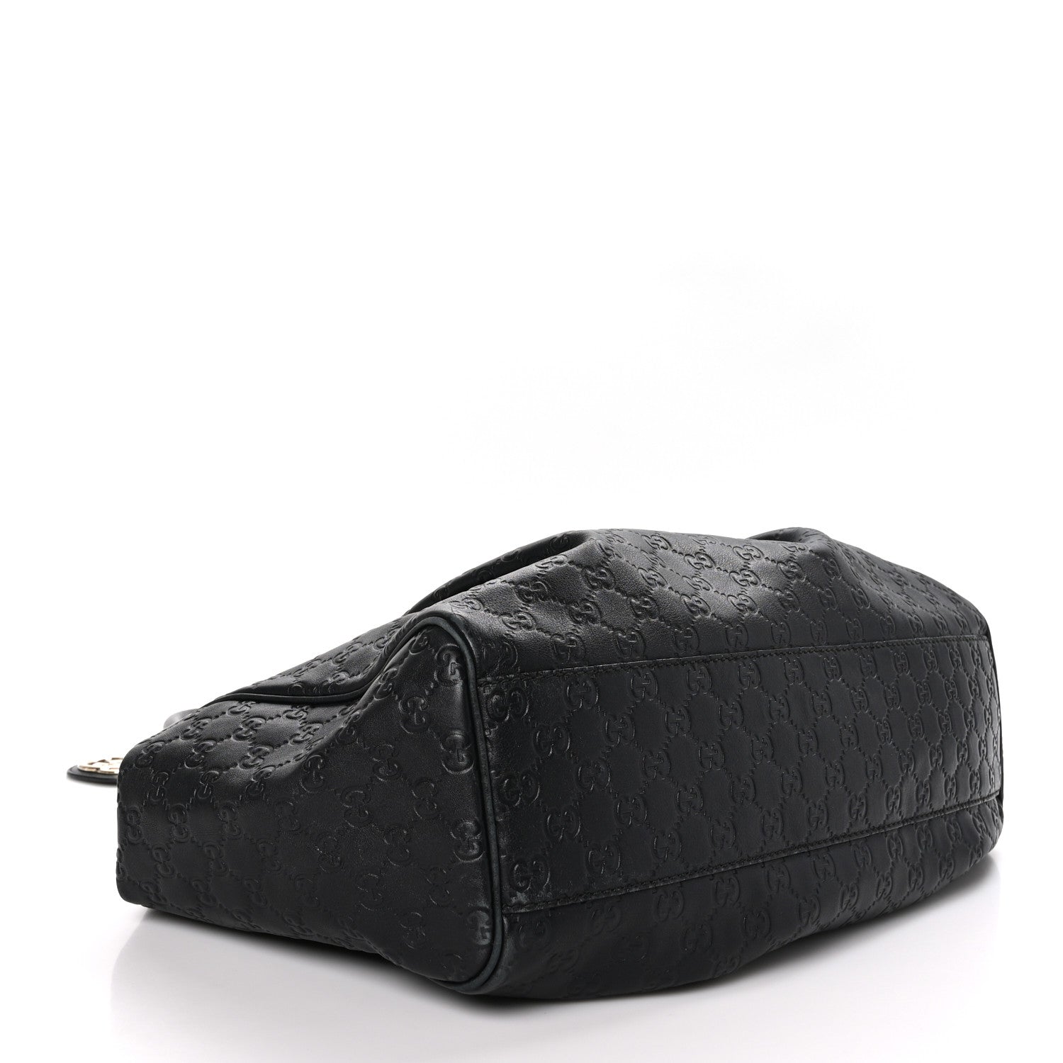 Gucci Guccissima Vitello Tender Large Sukey Tote Black 4 of 14