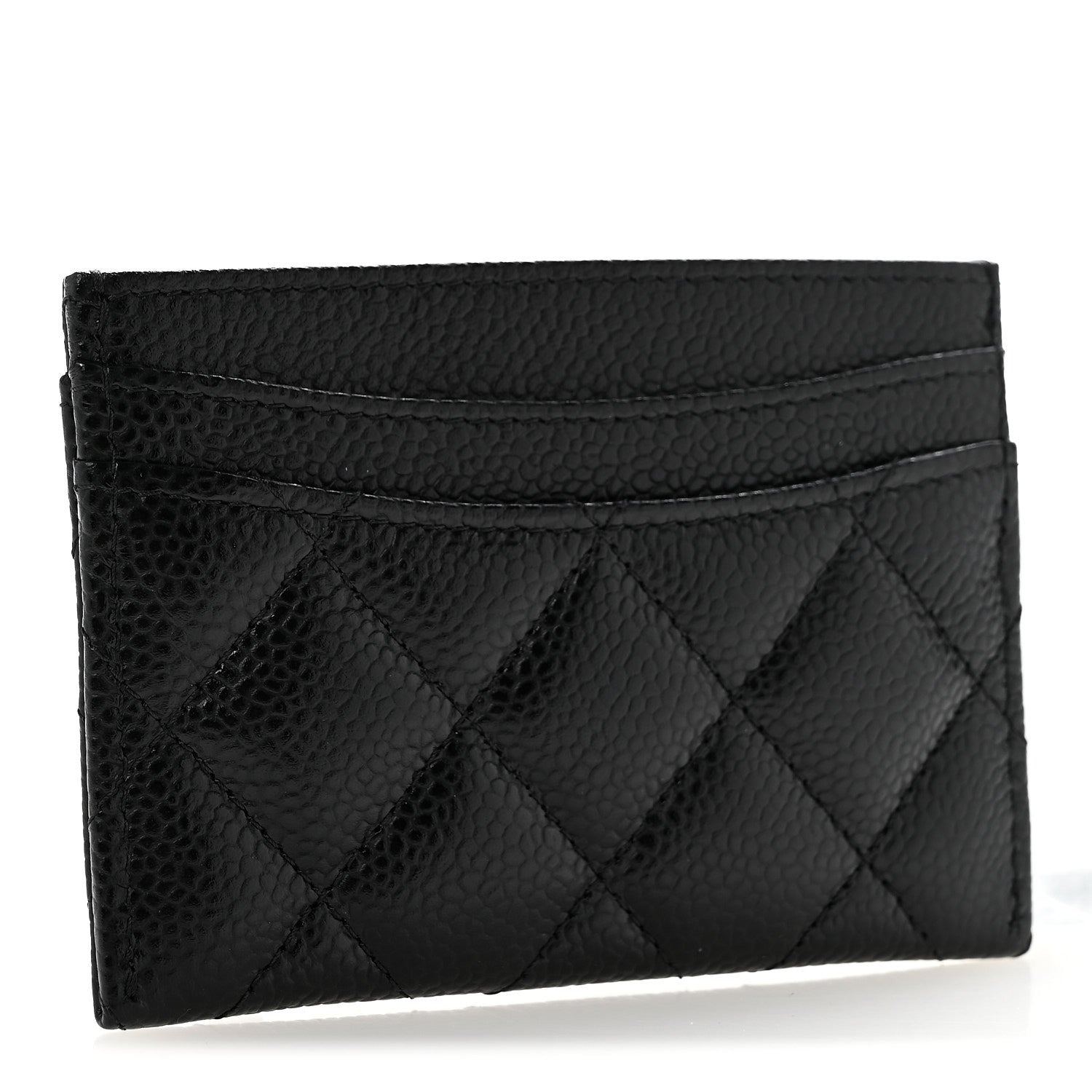 Chanel Caviar Quilted Card Holder Black 3 of 9
