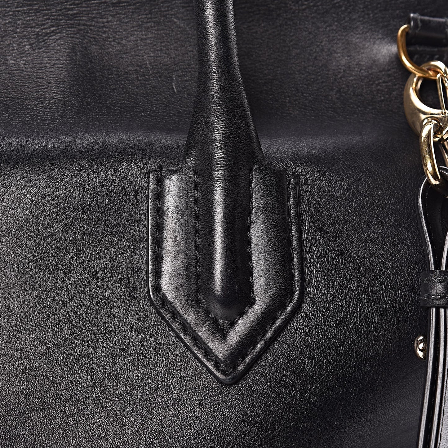 Calfskin Large Palazzo Empire Bag Black