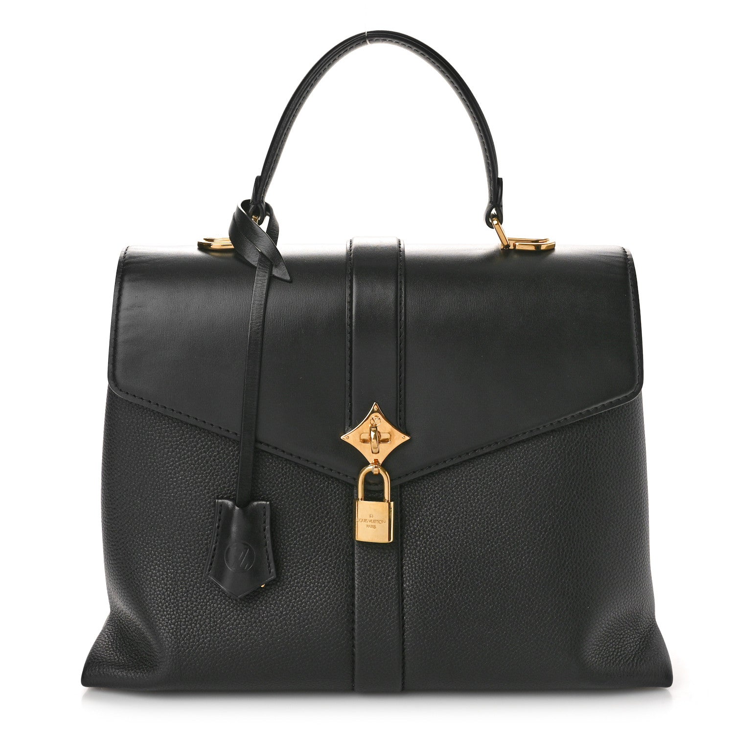 Louis Vuitton Grained Smooth Calfskin Rose Des Vents PM Black 1 of 12