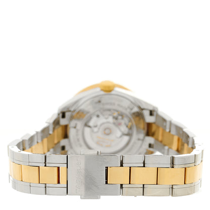Tag Heuer Stainless Steel 18K Yellow Gold Diamond Bezel Mother of Pearl 27mm Carrera Automatic Watch WV2451 3 of 4