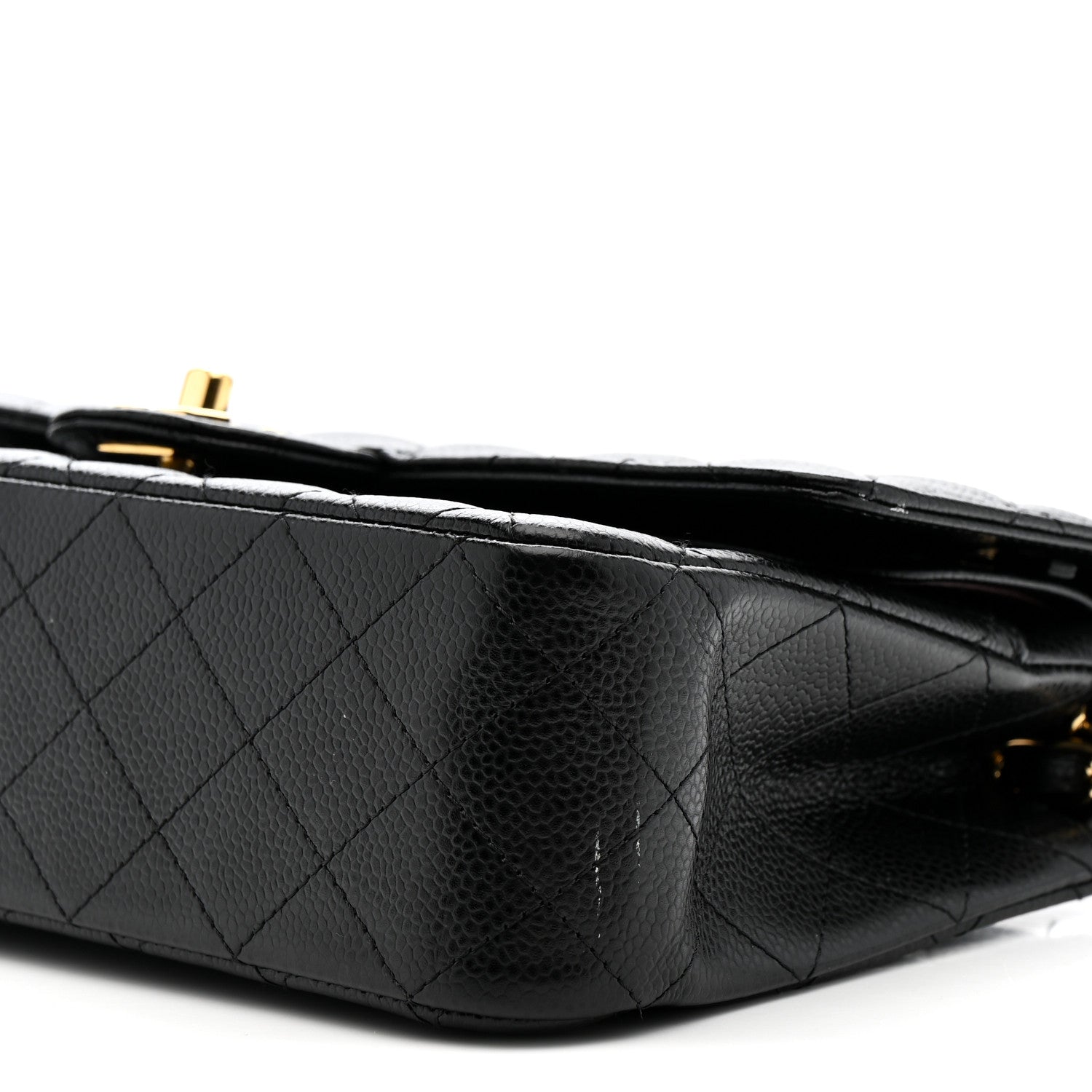 Chanel Caviar Quilted Medium Double Flap Black 10 of 11