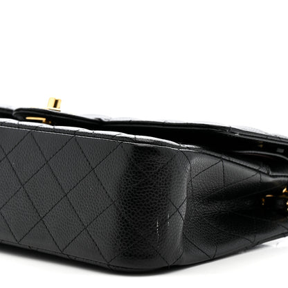 Chanel Caviar Quilted Medium Double Flap Black 10 of 11