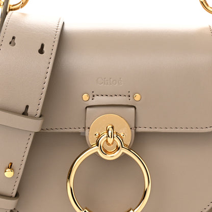 Chloe Calfskin Suede Small Tess Bag Motty Grey 6 of 8