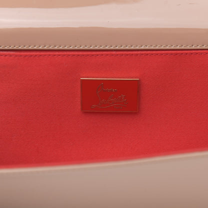 Christian Louboutin Patent Pigalle Clutch Nude 6 of 10
