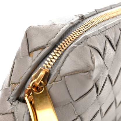Bottega Veneta Nappa Intrecciato Nodini Mini Crossbody Grey 13 of 16