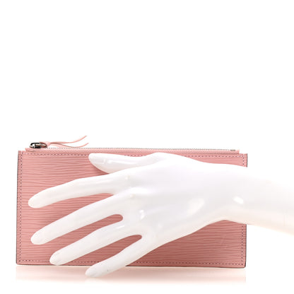 Louis Vuitton Epi Felicie Chain Wallet Zippered Insert Rose Ballerine 2 of 6