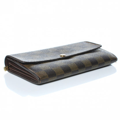 Louis Vuitton Damier Ebene Sarah Wallet 4 of 6