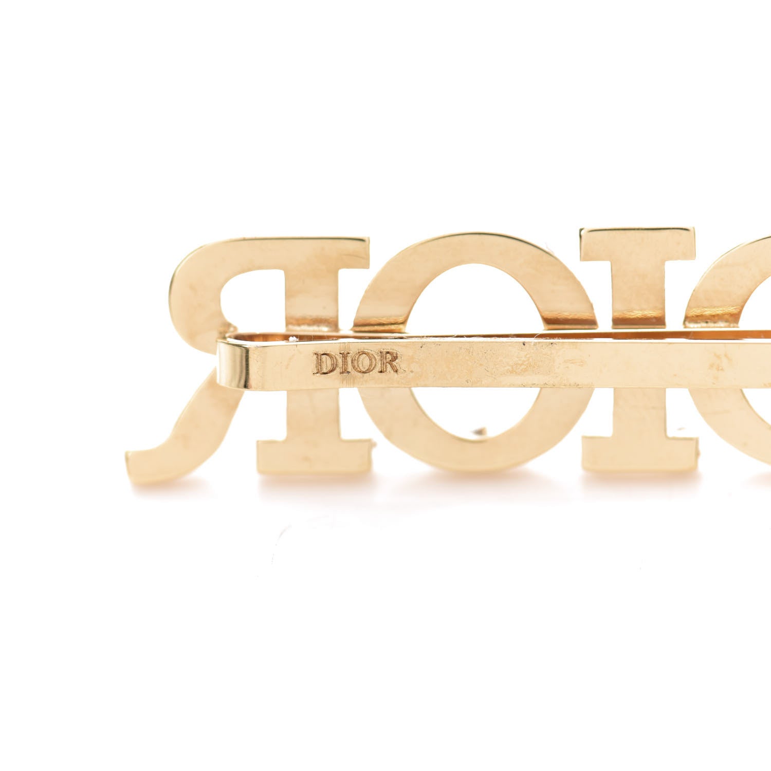 Christian Dior Pearl Logo Barrette 3 of 3