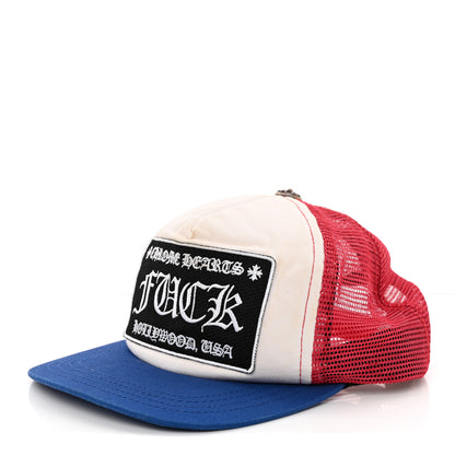 Chrome Hearts Cotton Mesh Trucker Hat Red White Blue 11 of 16
