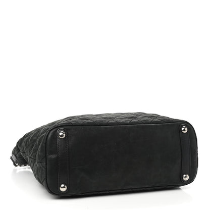 Chanel Iridescent Calfskin Quilted In The Mix Shopping Tote Black 4 of 9