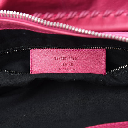 Balenciaga Agneau Giant 21 Silver Hardware Weekender Cyclamen Fucsia 7 of 12