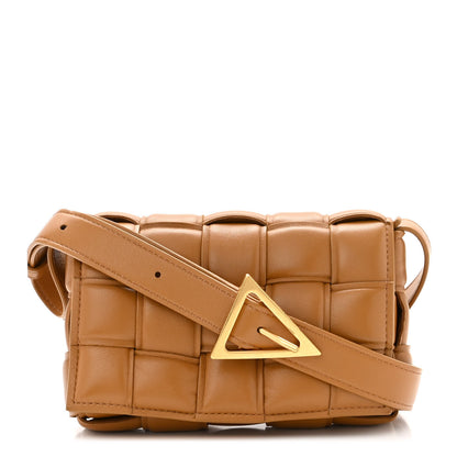 Bottega Veneta Nappa Maxi Intreccio Padded Cassette Crossbody Bag Caramel 1 of 9