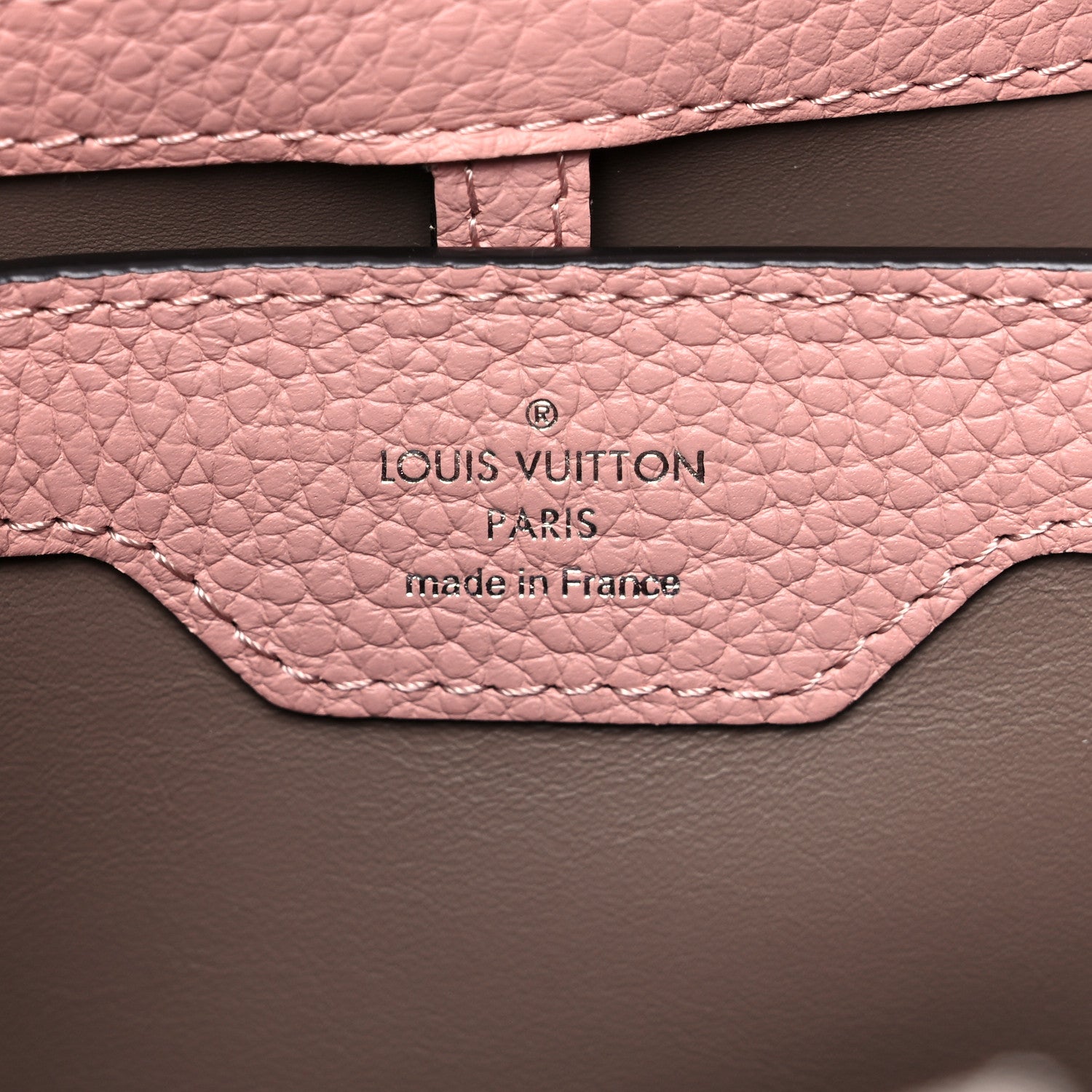 Louis Vuitton Taurillon Capucines PM Magnolia 6 of 8