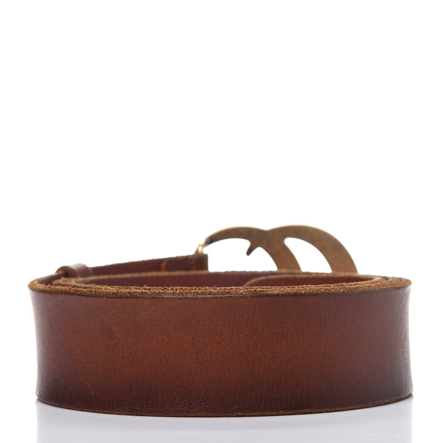Faded Calfskin Double G 40mm Belt 95 38 Cuir