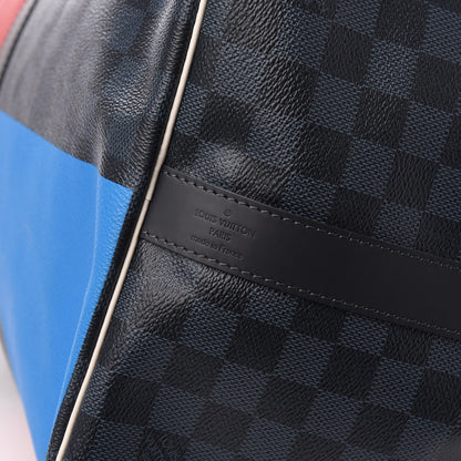 Louis Vuitton Damier Cobalt America's Cup Regatta Keepall Bandouliere 55 9 of 11