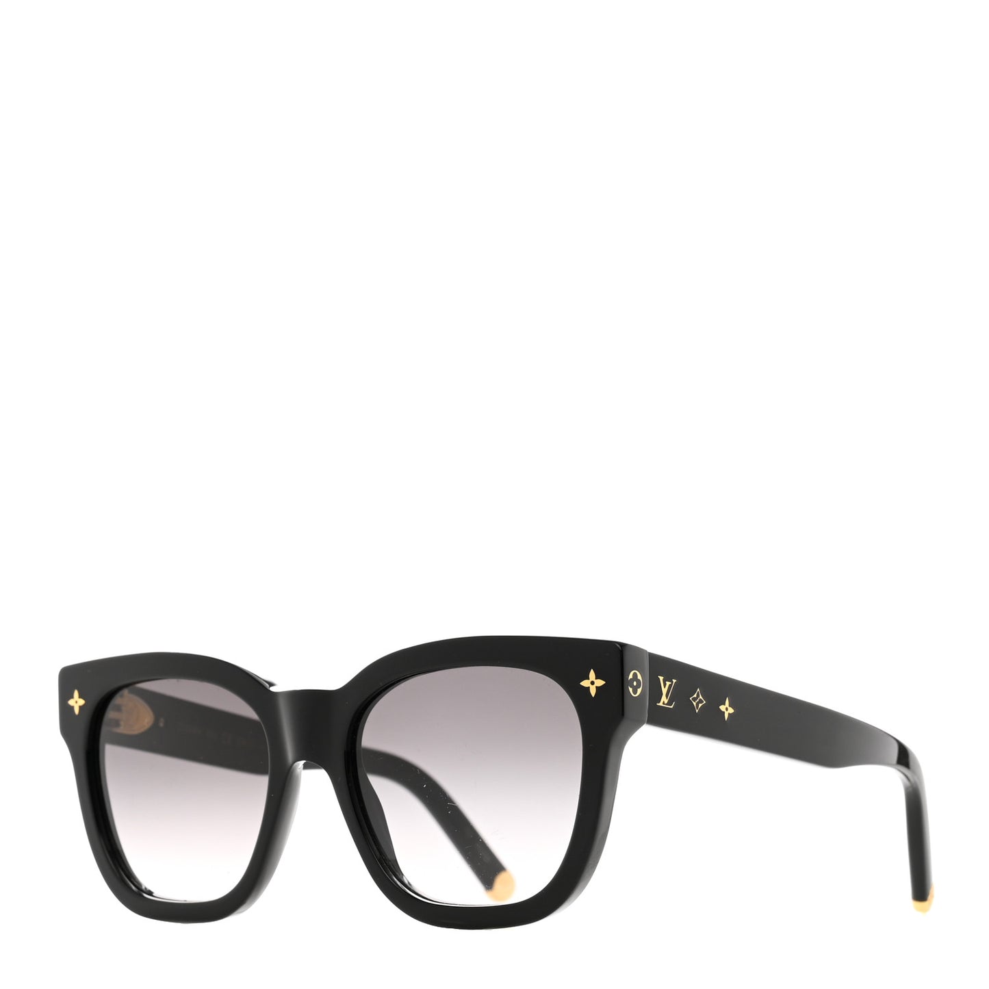 Acetate My Monogram Square Sunglasses Z1523W Black