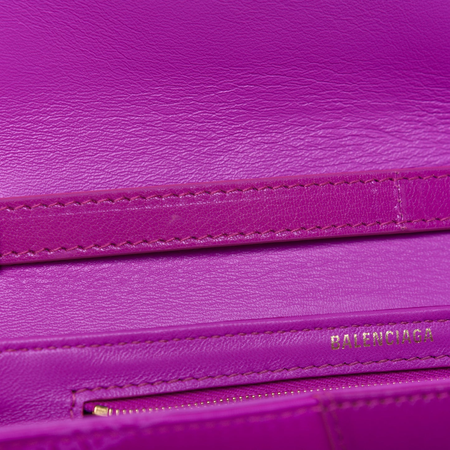 Jacquard Nylon Calfskin Shift Wallet On Strap Pink