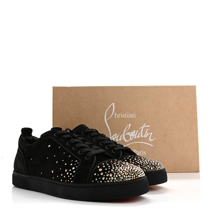 Christian Louboutin Veau Velours Crystal Mens Degralouis Low Top Sneaker 43 Black 13 of 13