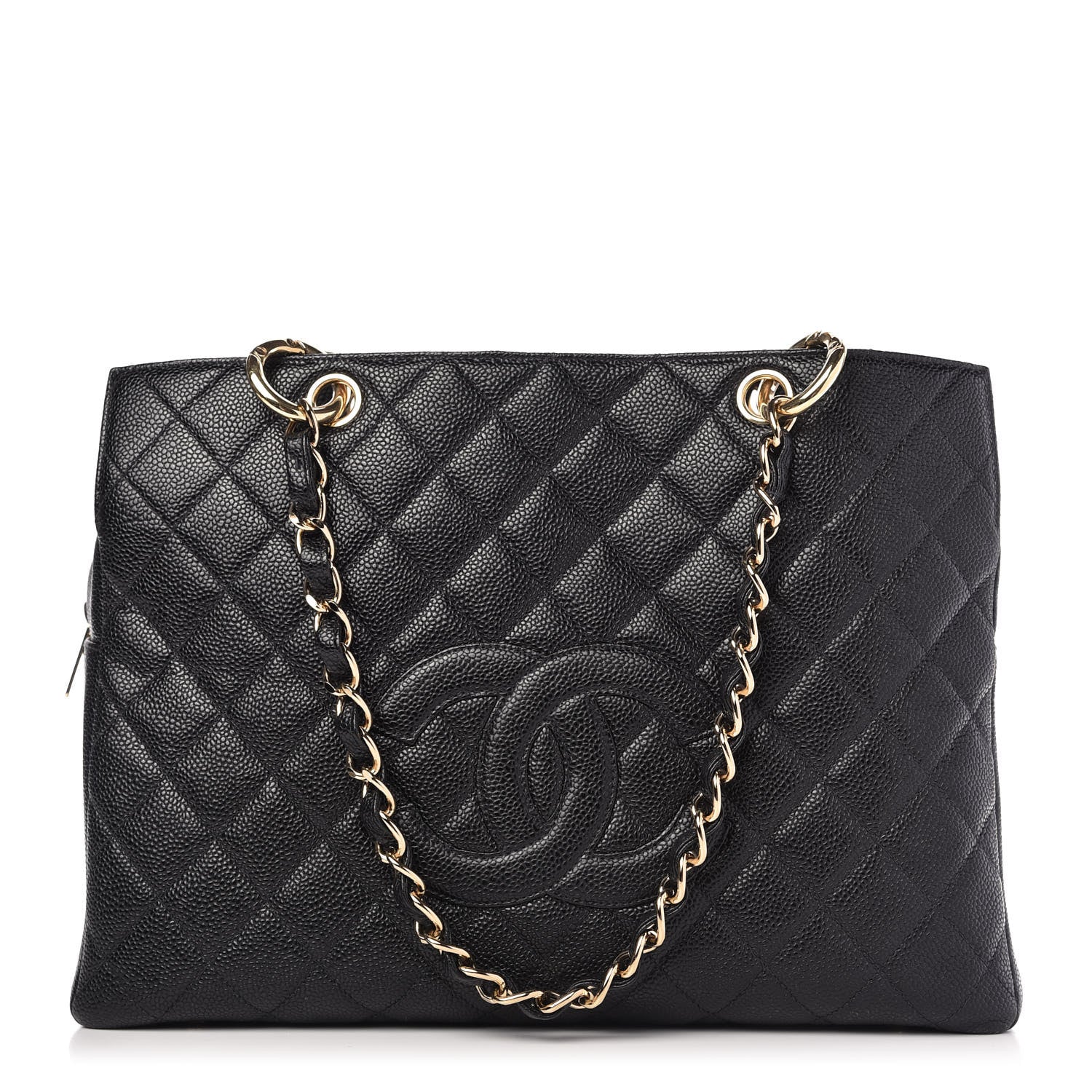 Chanel Caviar Quilted Grand Timeless Tote GTT Black 1 of 9