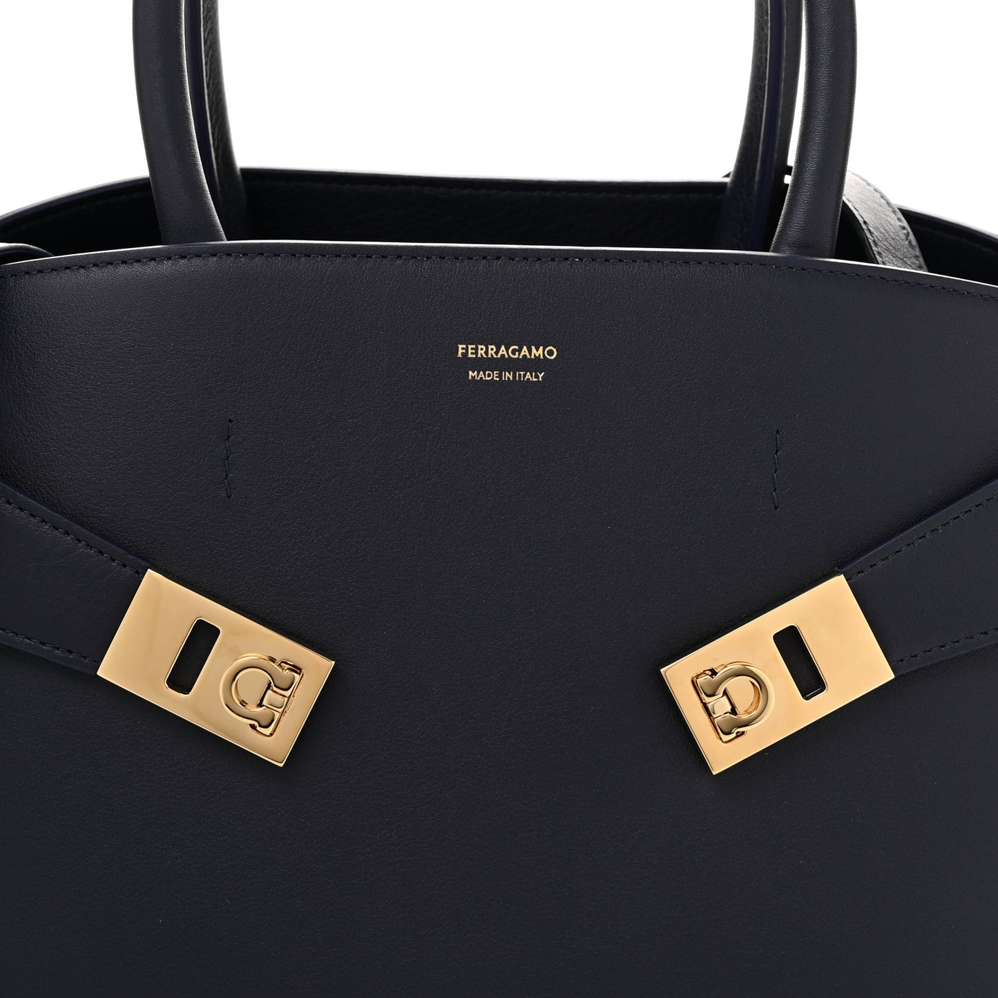 Calfskin Small Hug Bag Midnight