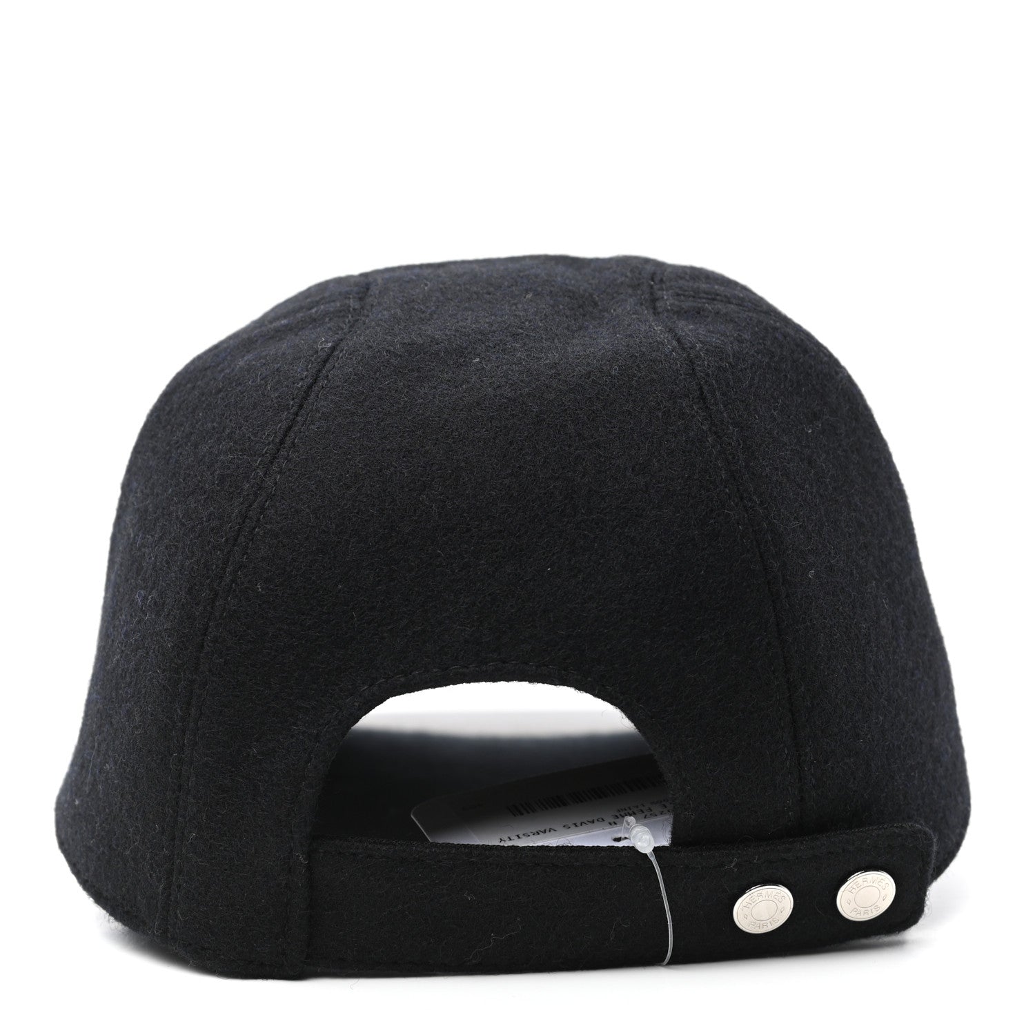Hermes Wool Davis Varsity Hat 57 Black 6 of 8